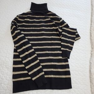 Cremeux striped turtleneck
